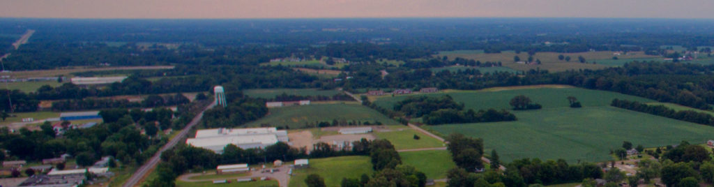 aerial view of land